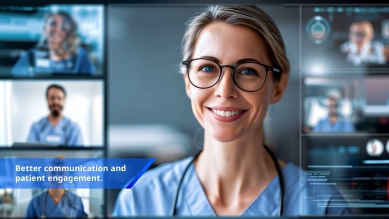 Virtual healthcare communication and engagement.